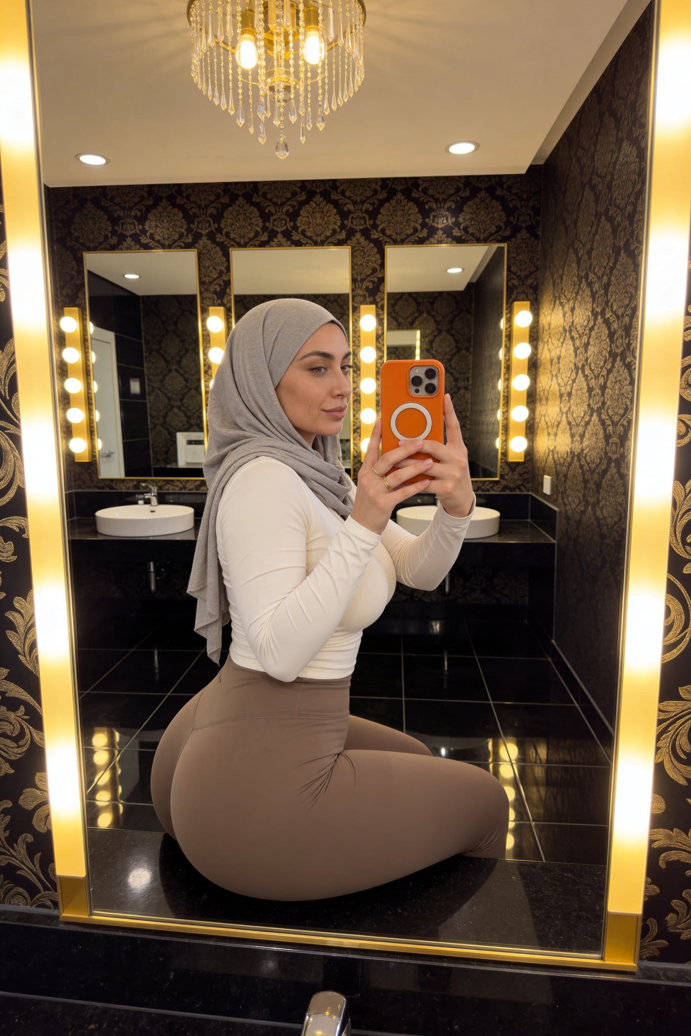 Sarah Albarcha Moroccan model Arab Thick Booty Hijab Big Ass Huge Tits - سارة البارشا رسالة عيد للذين قلبوا الكلمات