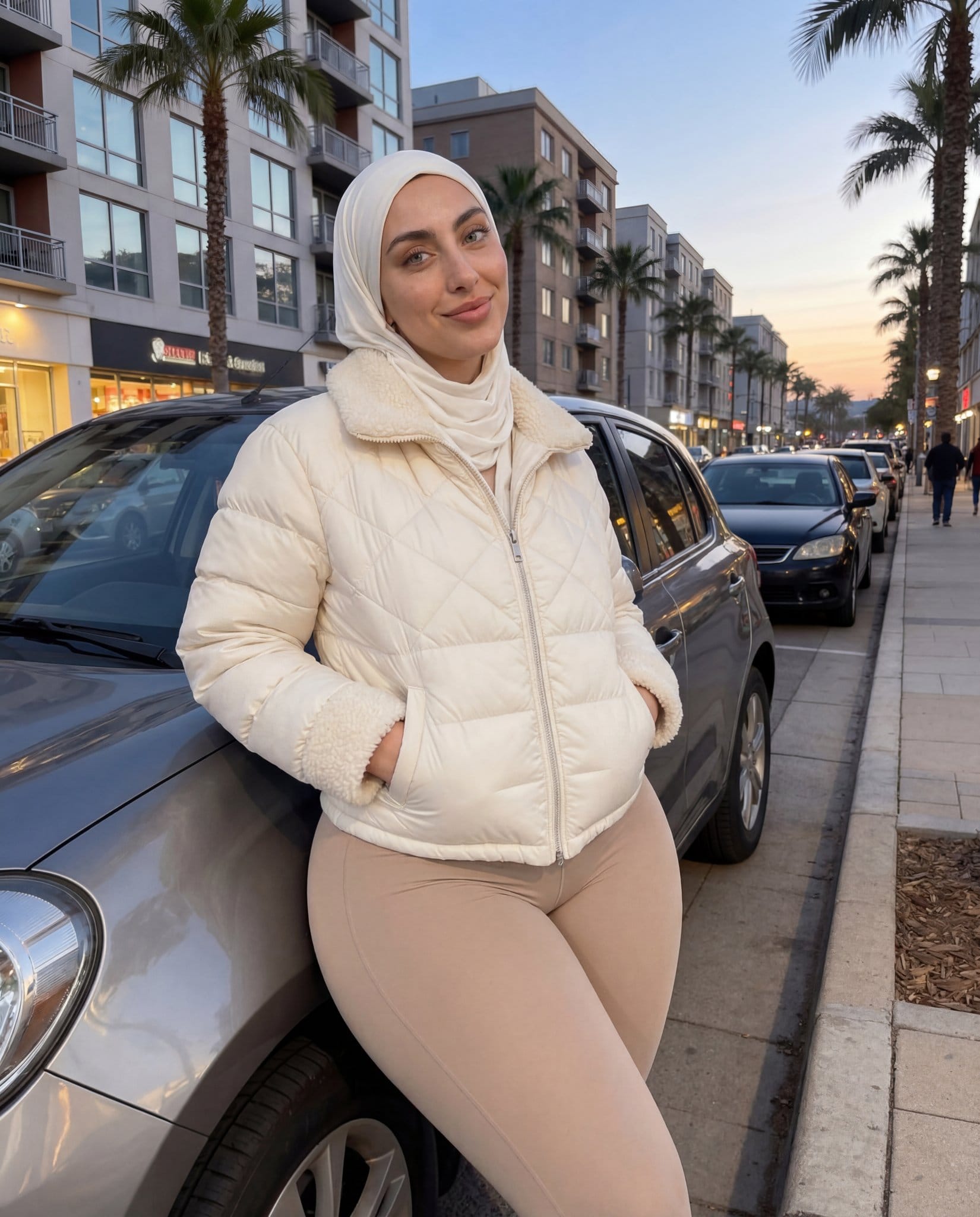 Sarah Albarcha Moroccan model Arab Thick Booty Hijab Big Ass Huge Tits - سارة البارشا رسالة عيد للذين قلبوا الكلمات